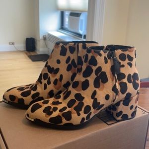 Cole Haan Leopard style ankle boots